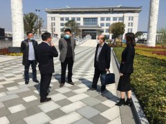 湖州市民政局副局长沈建军来ag尊龙凯时中国官网调研生态葬